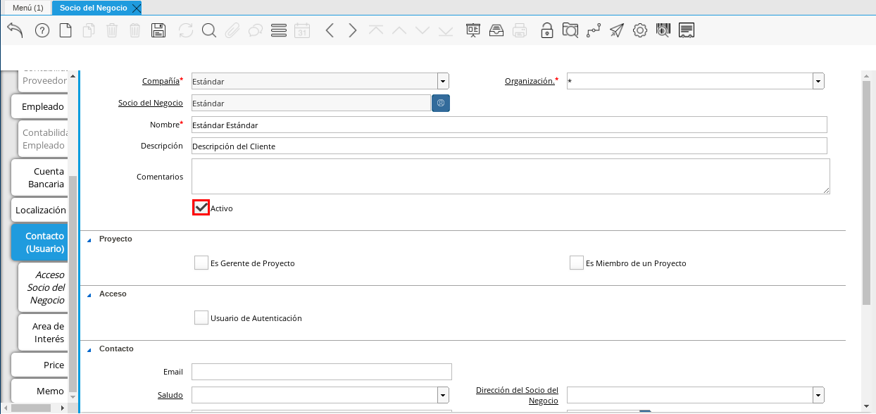 Checklist Activos